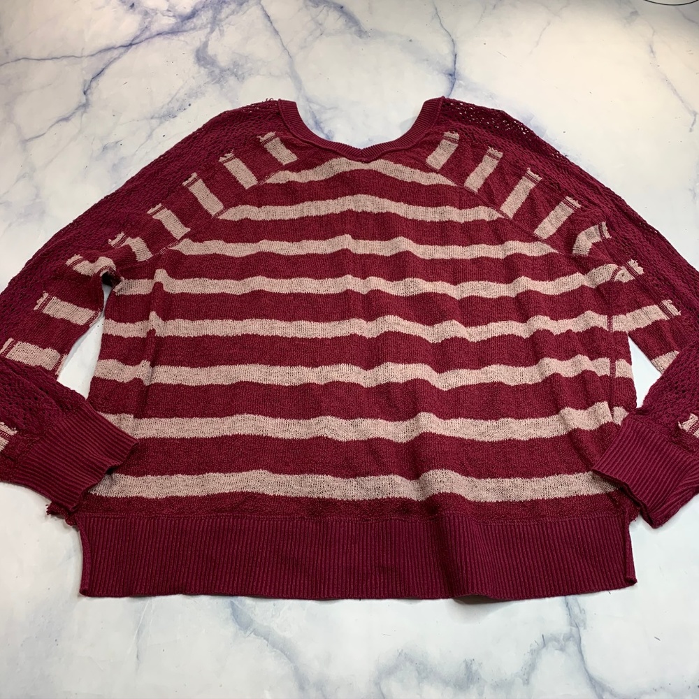Free People We The Free Fluffy Lou Crochet Sweater - Picture 4 of 8